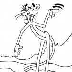 דף צביעה הפנתר הוורוד 1 דף צביעה הפנתר הוורוד 1