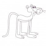 דף צביעה הפנתר הוורוד 24 דף צביעה הפנתר הוורוד 24