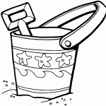 דף צביעה דלי וכף