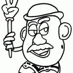 דף צביעה מיסטר פוטטו