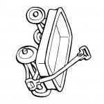 דף צביעה מריצה