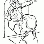 ג'ים מספר לקפטן על כוונת הצוות למרוד לאחר שיימצאו את האוצר