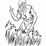 דף צביעה הפיראט בן גאן