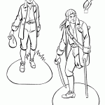 דף צביעה ג'ים הוקינס וג'ון סילבר הארוך