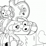 דף צביעה סיפורי ירקות 14