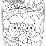 דף צביעה סיפורי ירקות 11