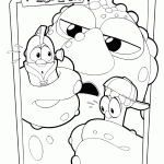 דף צביעה סיפורי ירקות 5