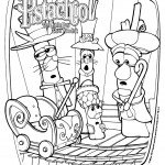 דף צביעה סיפורי ירקות 1