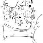 דף צביעה בובו ויוגי אוספים דבש