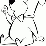 דף צביעה יוגי הדוב 2