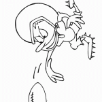 דף צביעה פוטבול 6 דף צביעה פוטבול 6