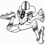 דף צביעה פוטבול 3 דף צביעה פוטבול 3