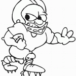 דף צביעה פוטבול 21 דף צביעה פוטבול 21