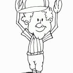 דף צביעה פוטבול 15 דף צביעה פוטבול 15