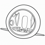 דף צביעה מכונת הזמן דף צביעה מכונת הזמן