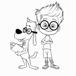 דף צביעה חברים לנצח - מר פיבודי ושרמן דף צביעה חברים לנצח - מר פיבודי ושרמן