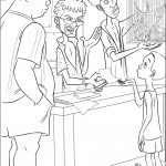 דף צביעה מרסל ופרננדו סוחרים בתוכים החטופים