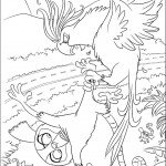 דף צביעה ניגל מנסה לחטוף את ג'ול