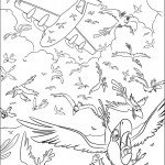 התוכים בורחים בבהלה מן המטוס