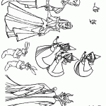 דף צביעה הדמויות המרכזיות בסרט מליפיסנט