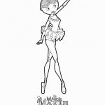 דף צביעה קלרה הרקדנית האוטומטית דף צביעה קלרה הרקדנית האוטומטית