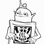 דף צביעה הקופסונים 4