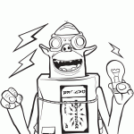 דף צביעה הקופסונים 2