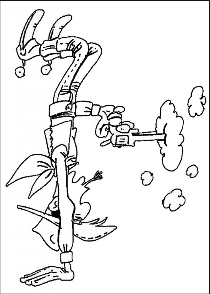 lucky_luke_coloring_page_1