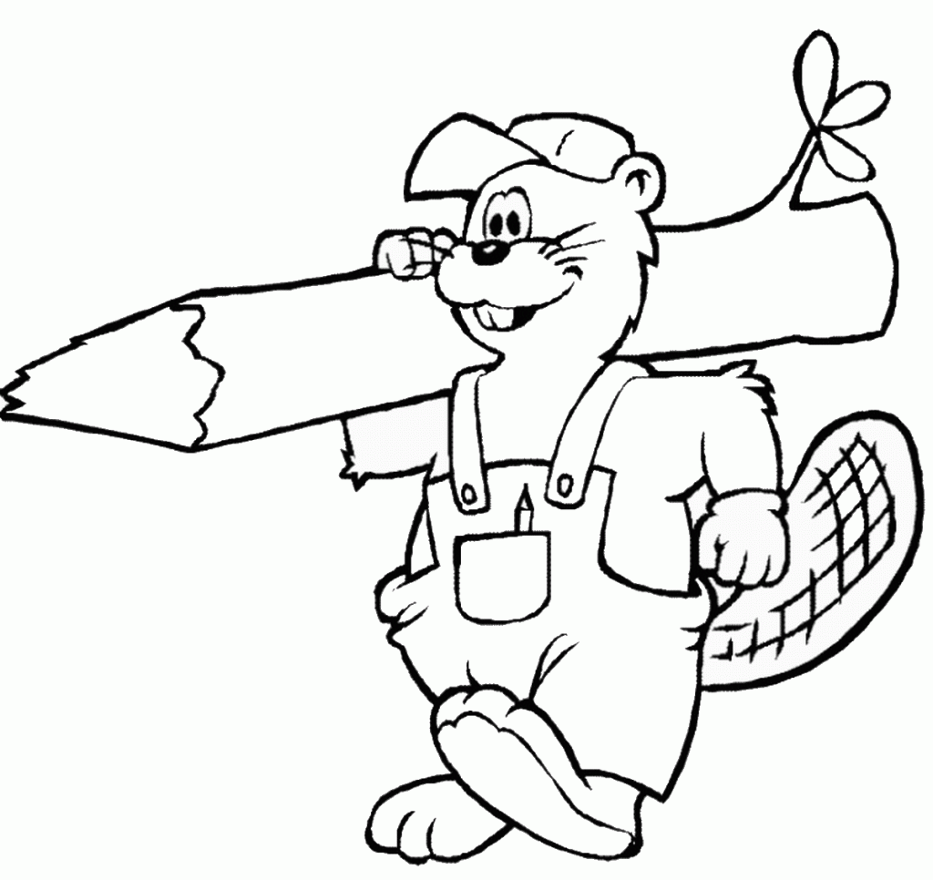 beaver_coloring_8