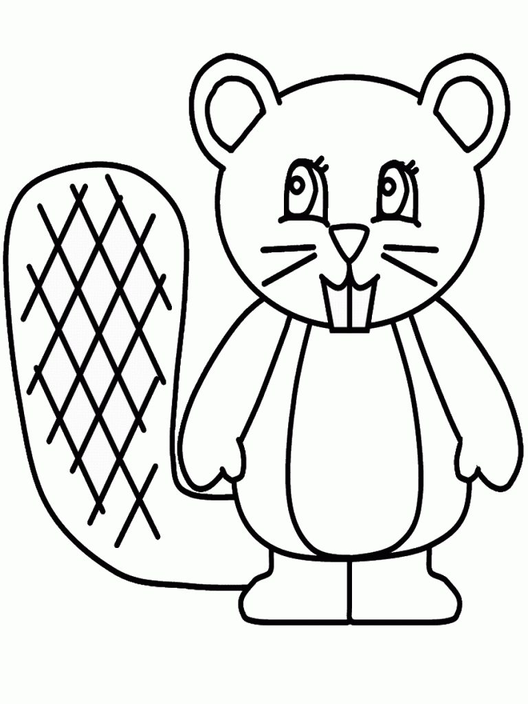beaver_coloring_9