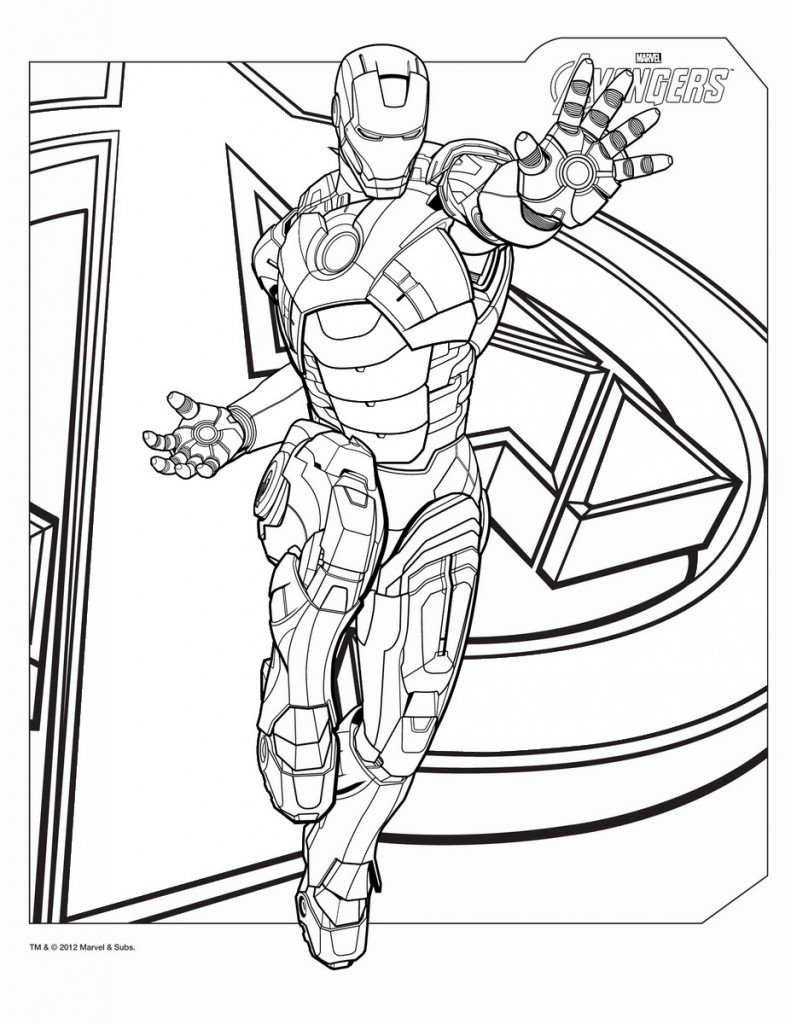 avengers_coloring_page_2