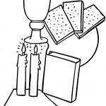 דף צביעה - סמלי פסח